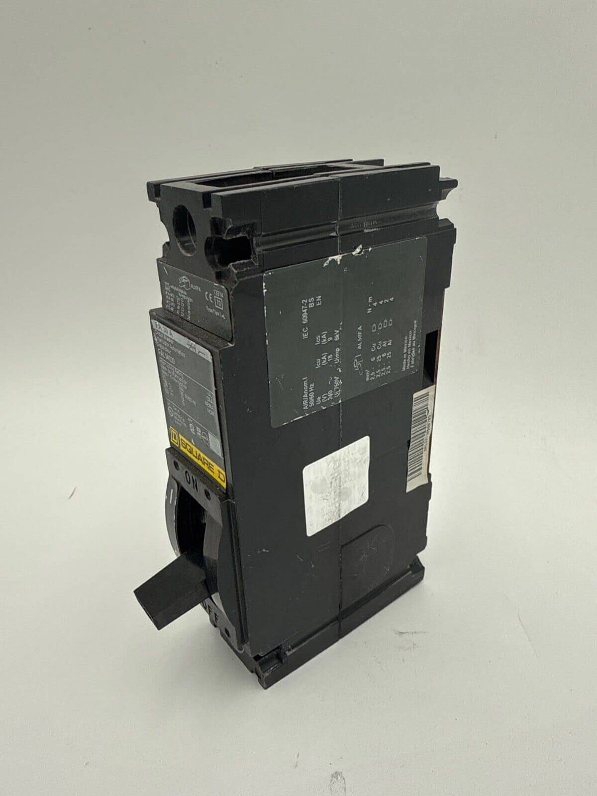 30 Amps, Square D #FAL14030, Circuit Breaker, 1-Pole, 277 Volts - Image 3