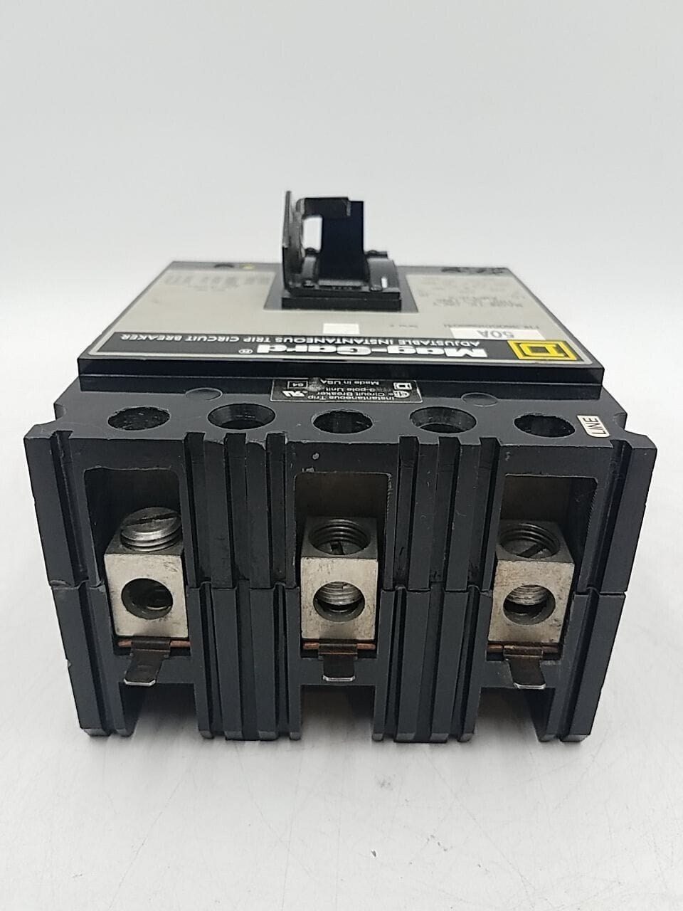 50 Amps, Square D #FHL3605016M8041, Circuit Breaker, 3-Pole, 600 Volts, Bolt-On - Image 6