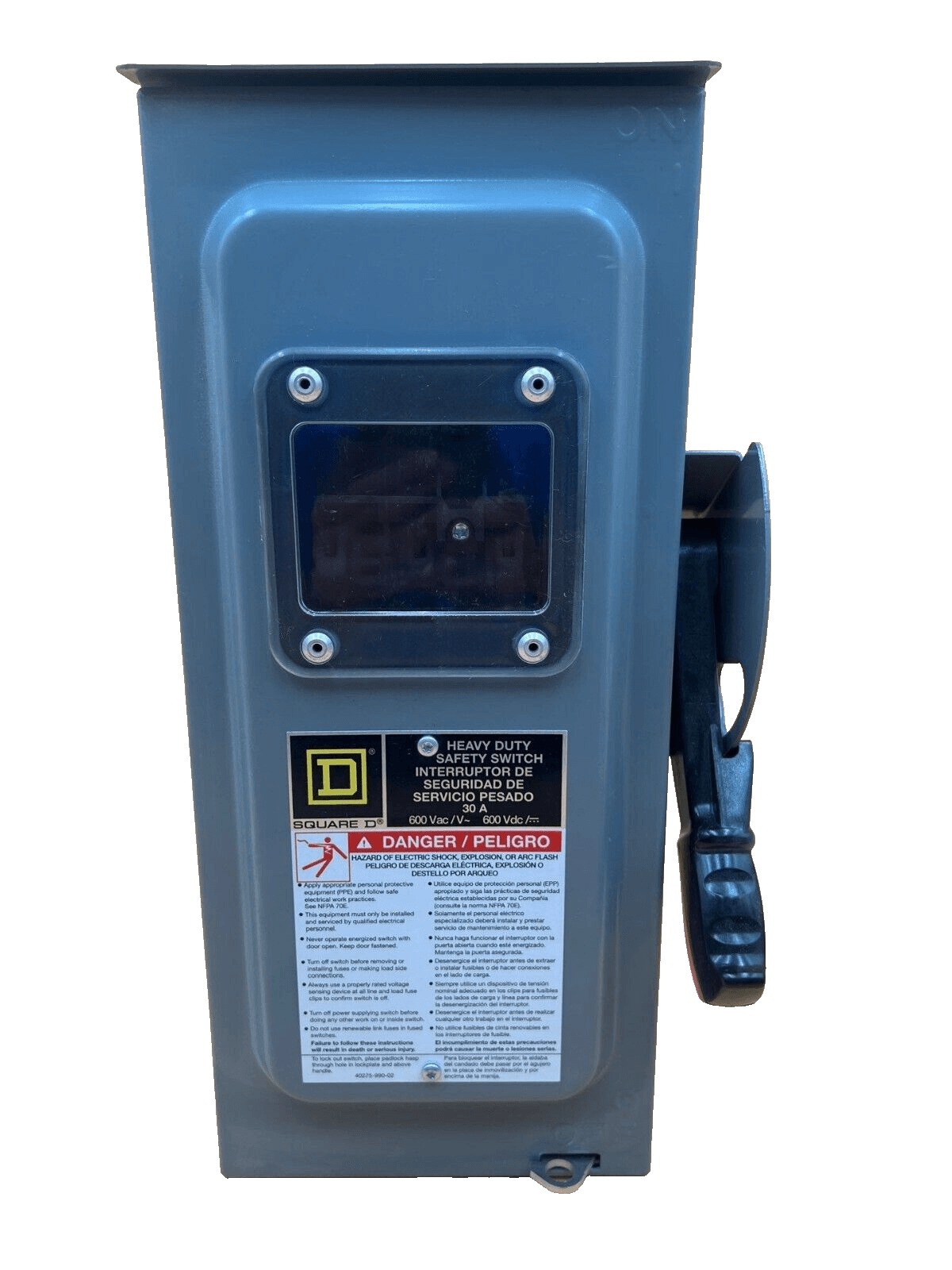 30 Amps, Square D #H361NRBGLSPLOVW, Circuit Breaker, 3-Pole, 600 Volts, NEW - Image 2