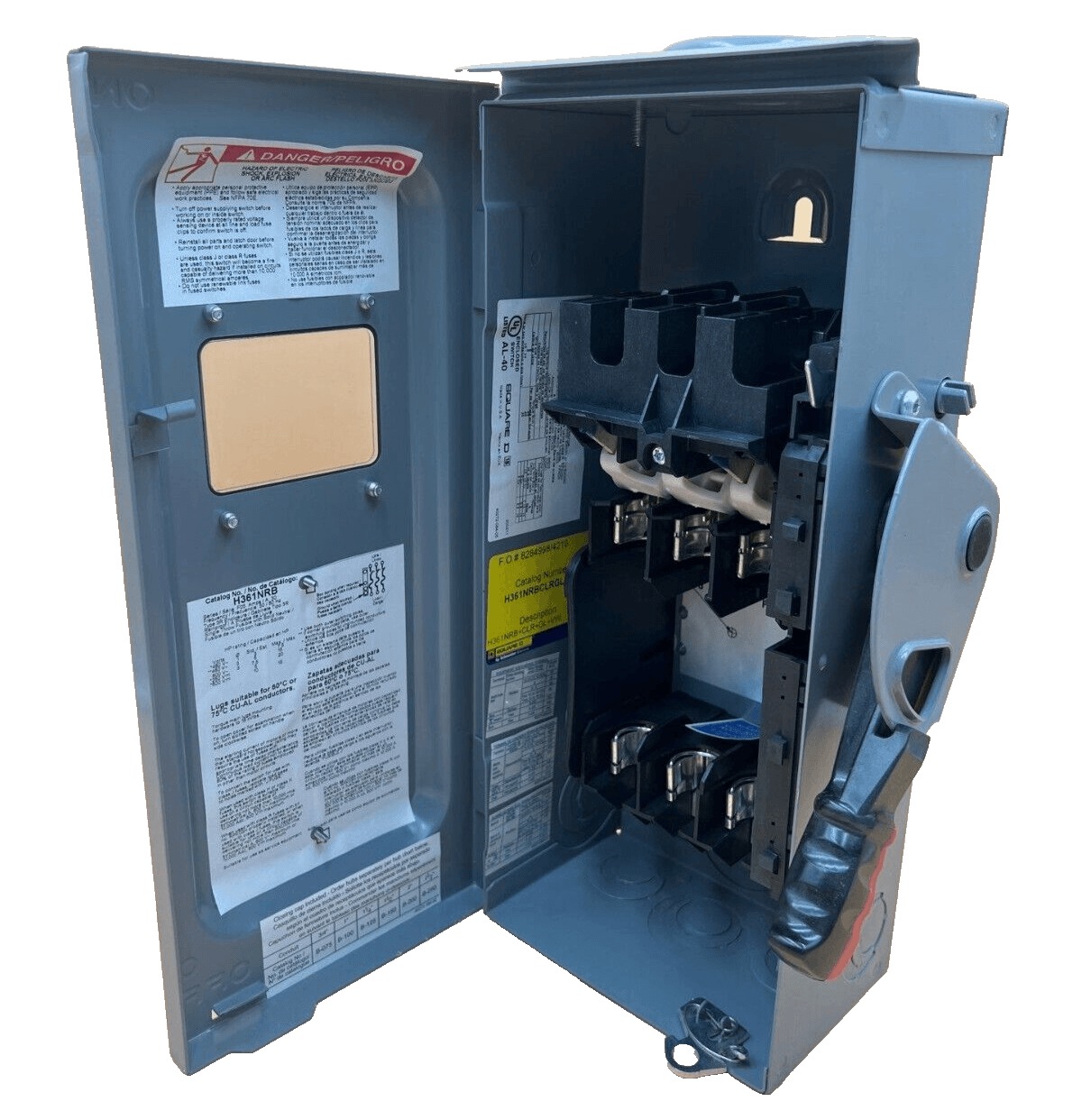 30 Amps, Square D #H361NRBGLSPLOVW, Circuit Breaker, 3-Pole, 600 Volts, NEW - Image 3