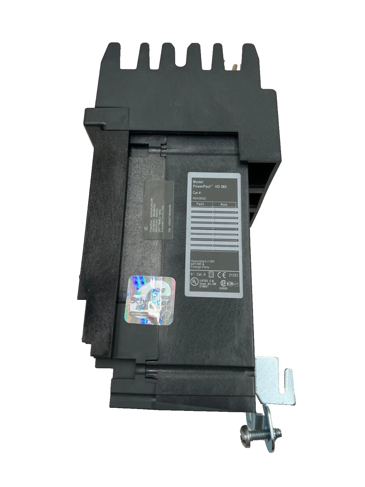 20 Amps, Square D #HDA36020, I-Line Circuit Breaker, 3-Pole, 600 Volts, NEW - Image 4