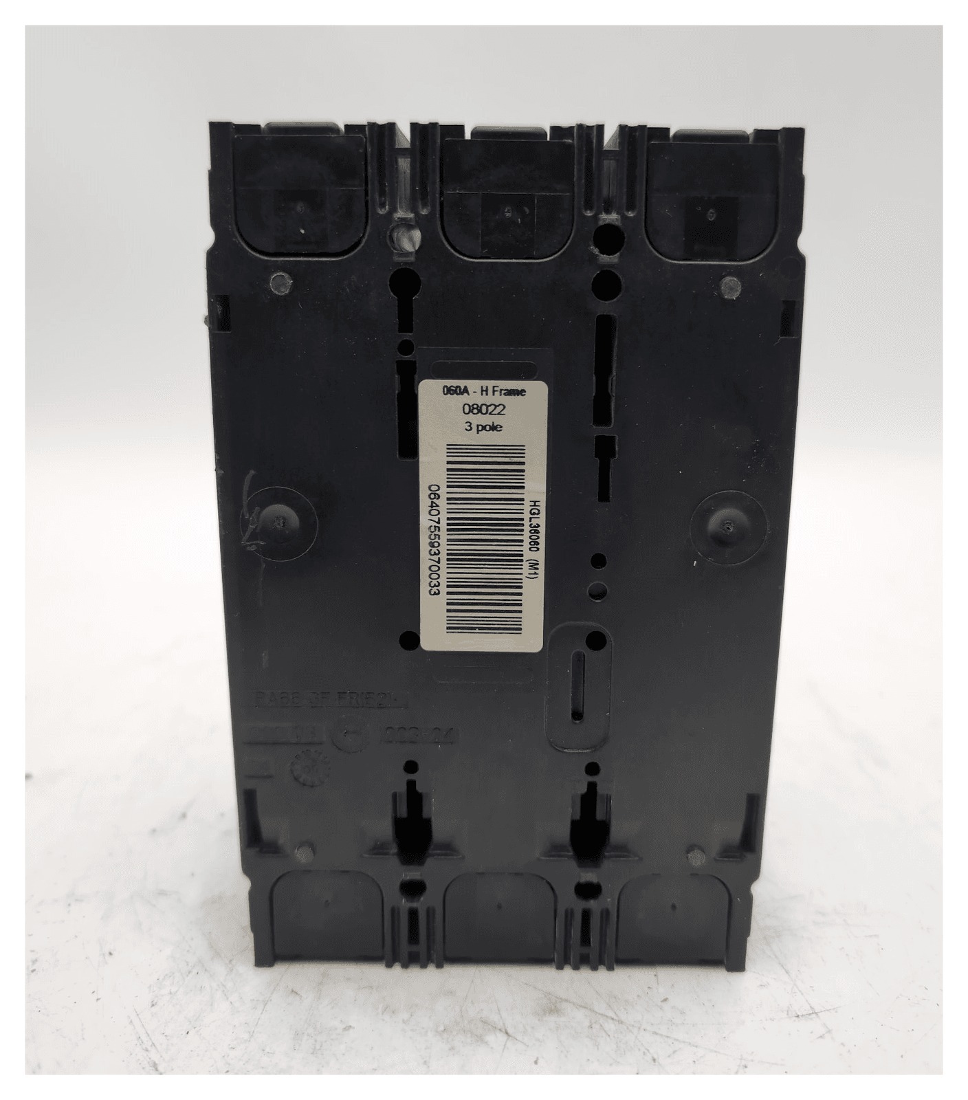 60 Amps, Square D #HGL36060, Circuit Breaker, 3-Pole, 600 Volts - Image 3