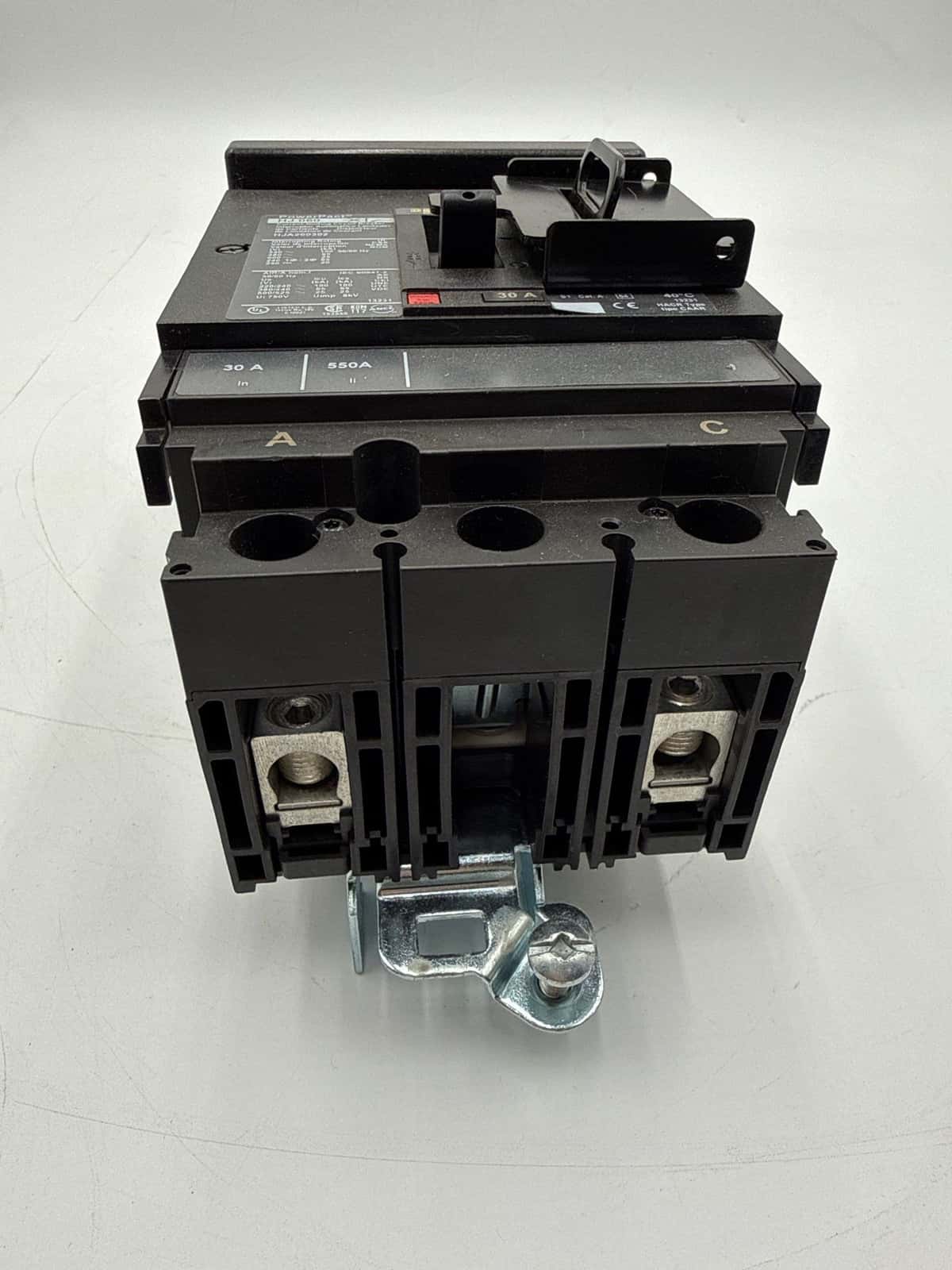 30 Amps, Square D #HJA260302, I-Line Circuit Breaker, 2-Pole, 600 Volts - Image 3