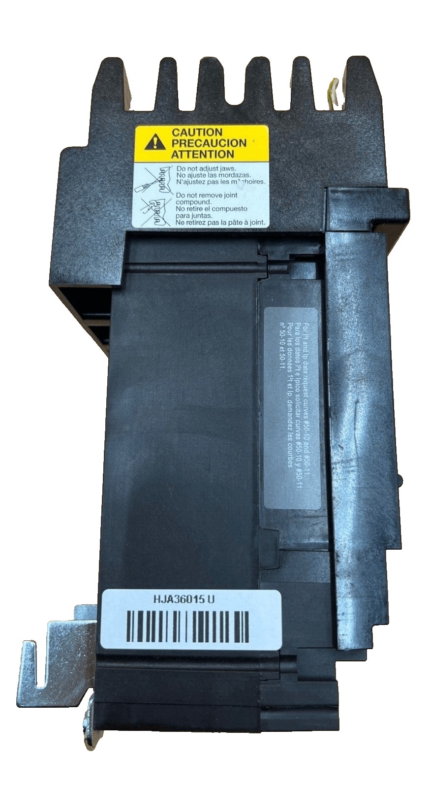 15 Amps, Square D #HJA36015, I-Line Circuit Breaker, 3-Pole, 600 Volts - Image 3