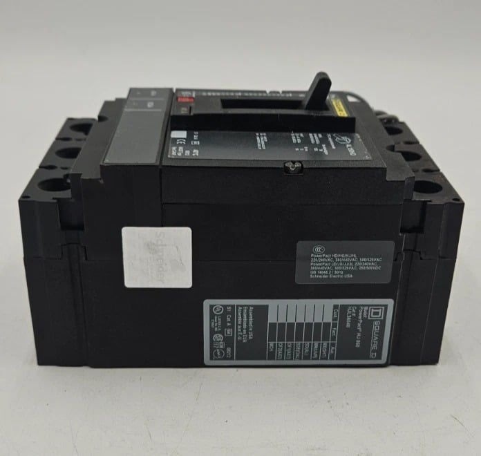 40 Amps, Square D #HJL36040, PowerPact Circuit Breaker, 3-Pole, 600 Volts - Image 6