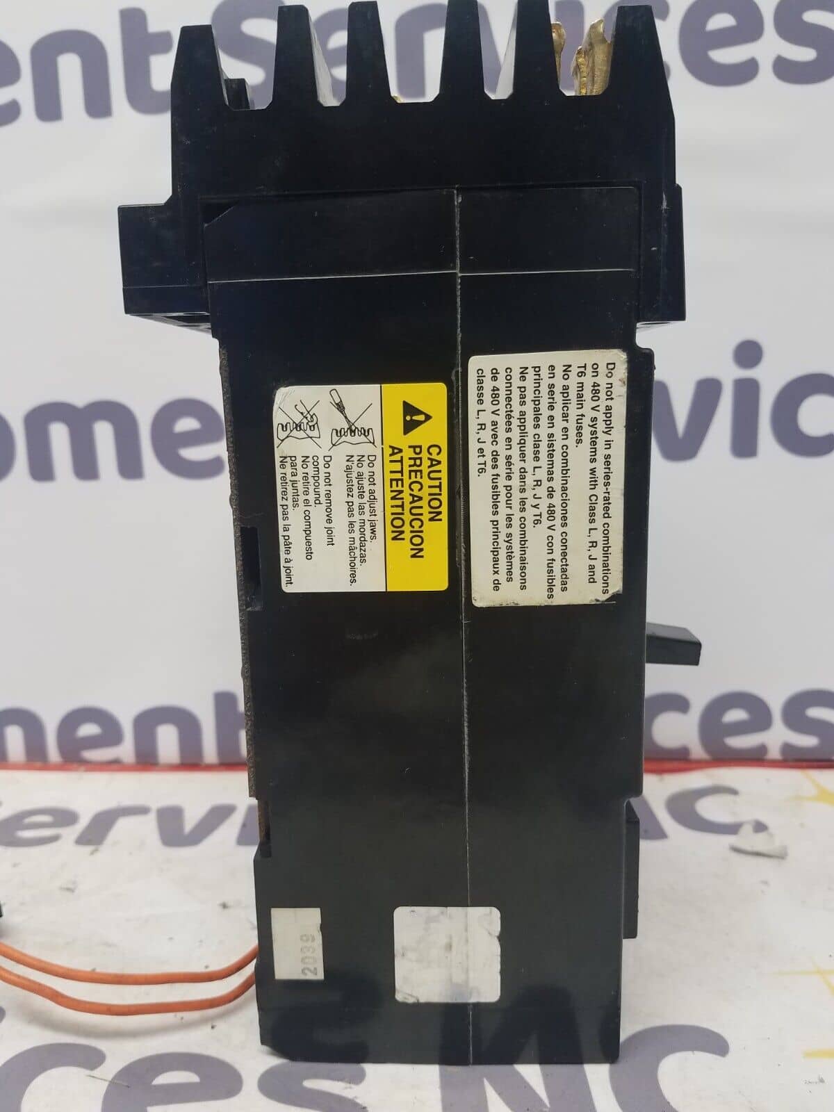 200 Amps, Square D #KA36200G, I-Line Circuit Breaker, 3-Pole, 600 Volts, Shunt Trip - Image 5
