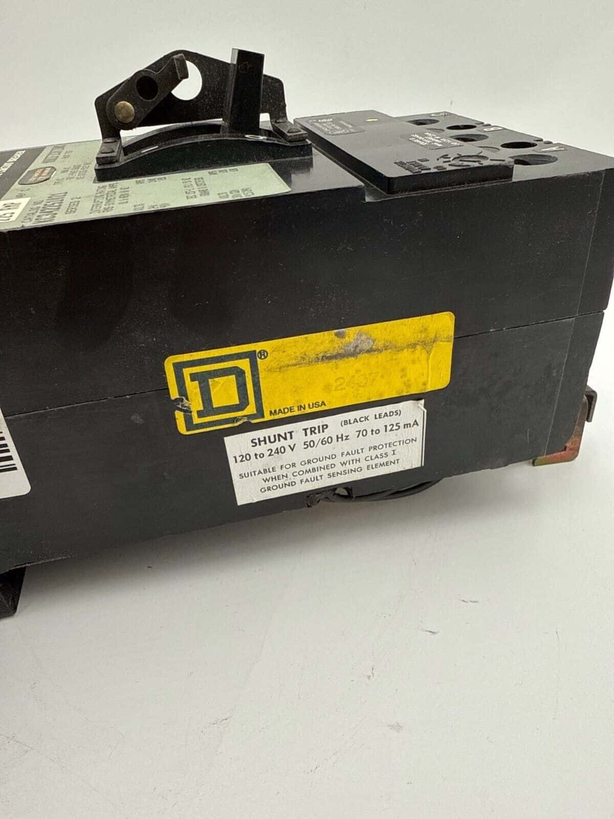 225 Amps, Square D #KC342251021, I-Line Circuit Breaker, 3-Pole, 480 Volts, Shunt Trip - Image 7