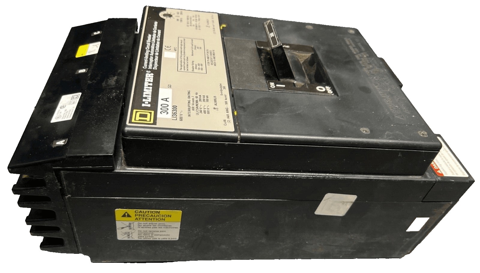 300 Amps, Square D #LI36300, I-Line Circuit Breaker, 3-Pole, 600 Volts - Image 6