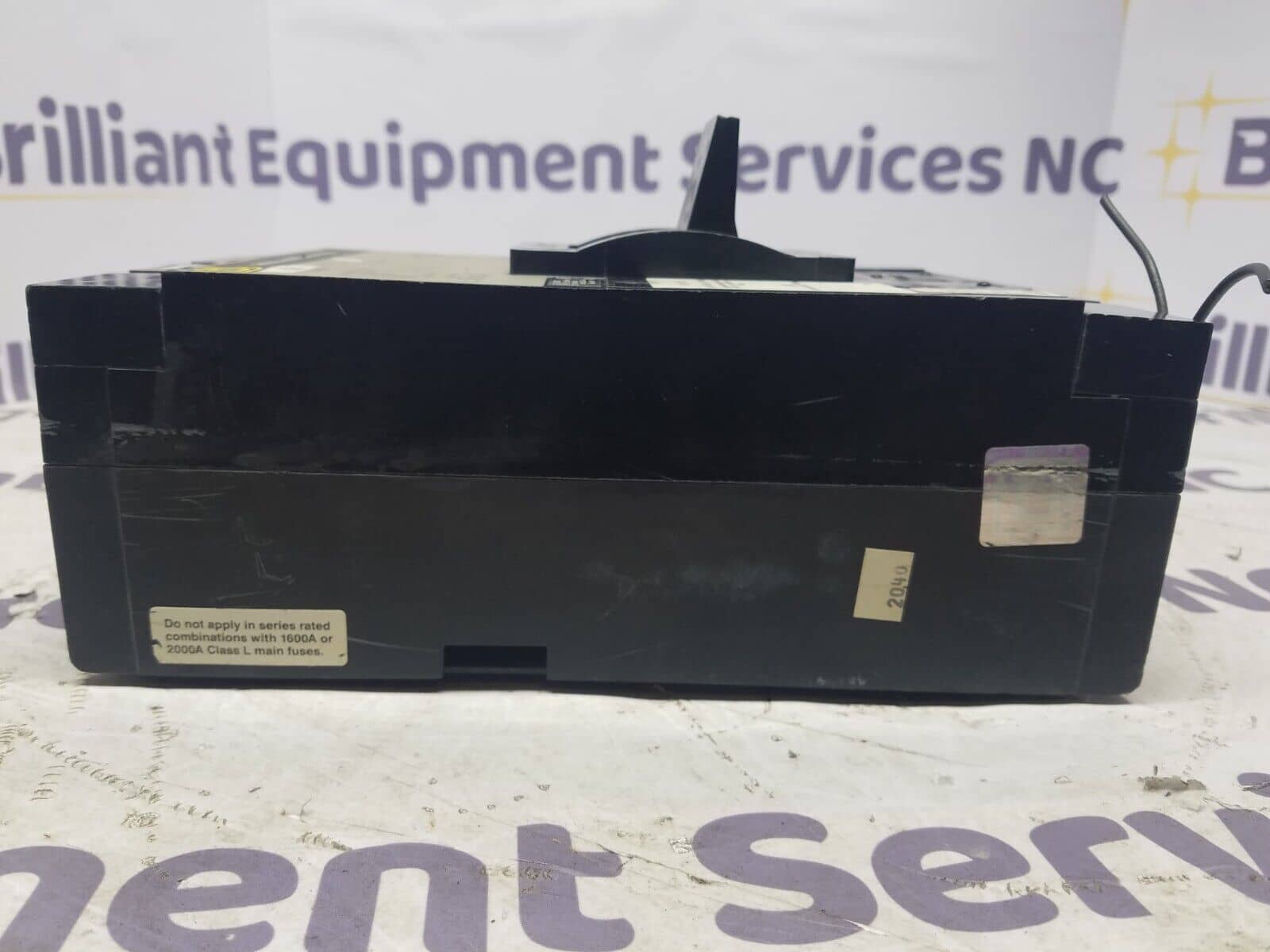 350 Amps, Square D #LAL36350, Circuit Breaker, 3-Pole, 600 Volts, Shunt Trip, Bolt-On - Image 4