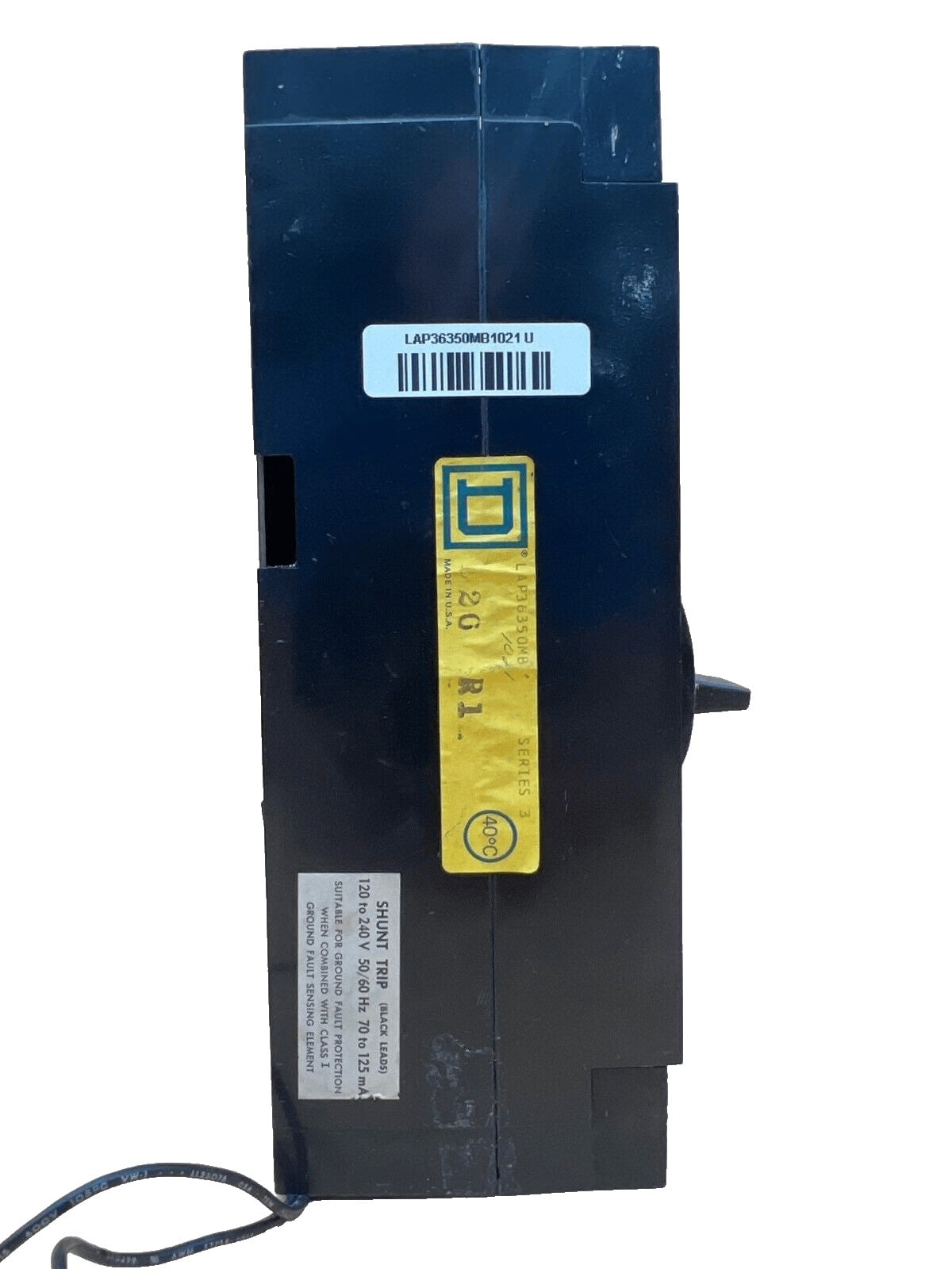 350 Amps, Square D #LAP36350MB1021, Circuit Breaker, 3-Pole, 600 Volts, Bolt-On - Image 4