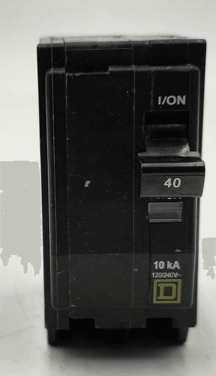 40 Amps, Square D #QO240, Circuit Breaker, 2-Pole, 240 Volts - Image 1