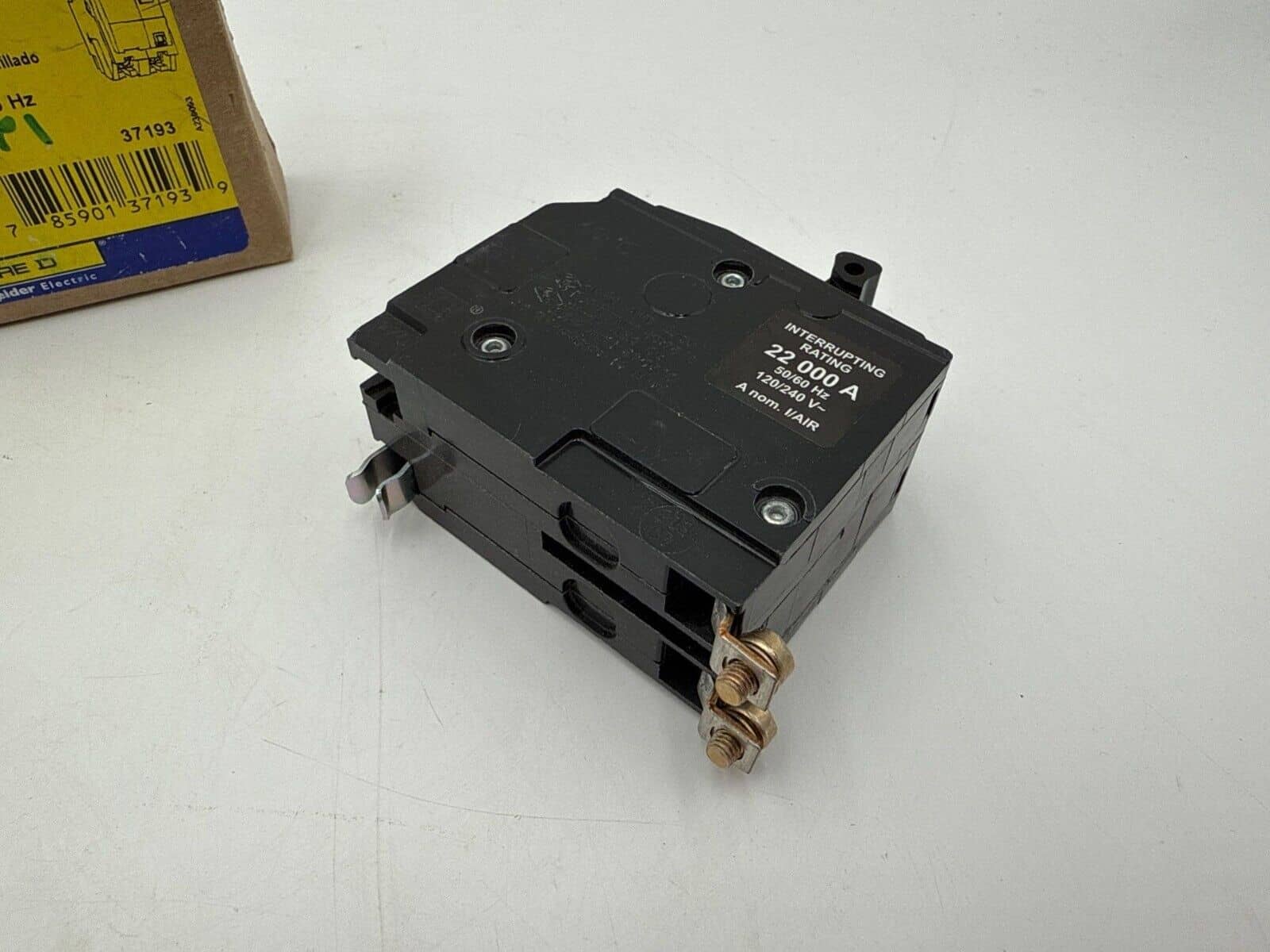 25 Amps, Square D #QOB225VH, Circuit Breaker, 2-Pole, 240 Volts, 22kA, Bolt-On, NEW - Image 5
