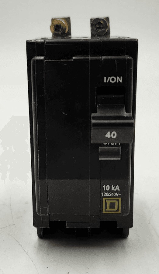 40 Amps, Square D #QOB240, Circuit Breaker, 2-Pole, 240 Volts - Image 1