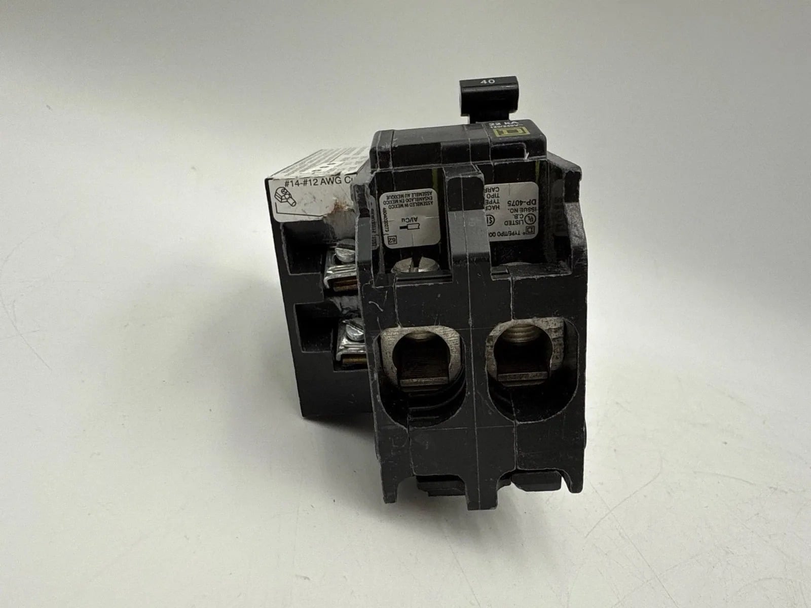 40 Amps, Square D #QOB240VH1021, Circuit Breaker, 2-Pole, 240 Volts, Shunt Trip, 22kA, NEW - Image 3