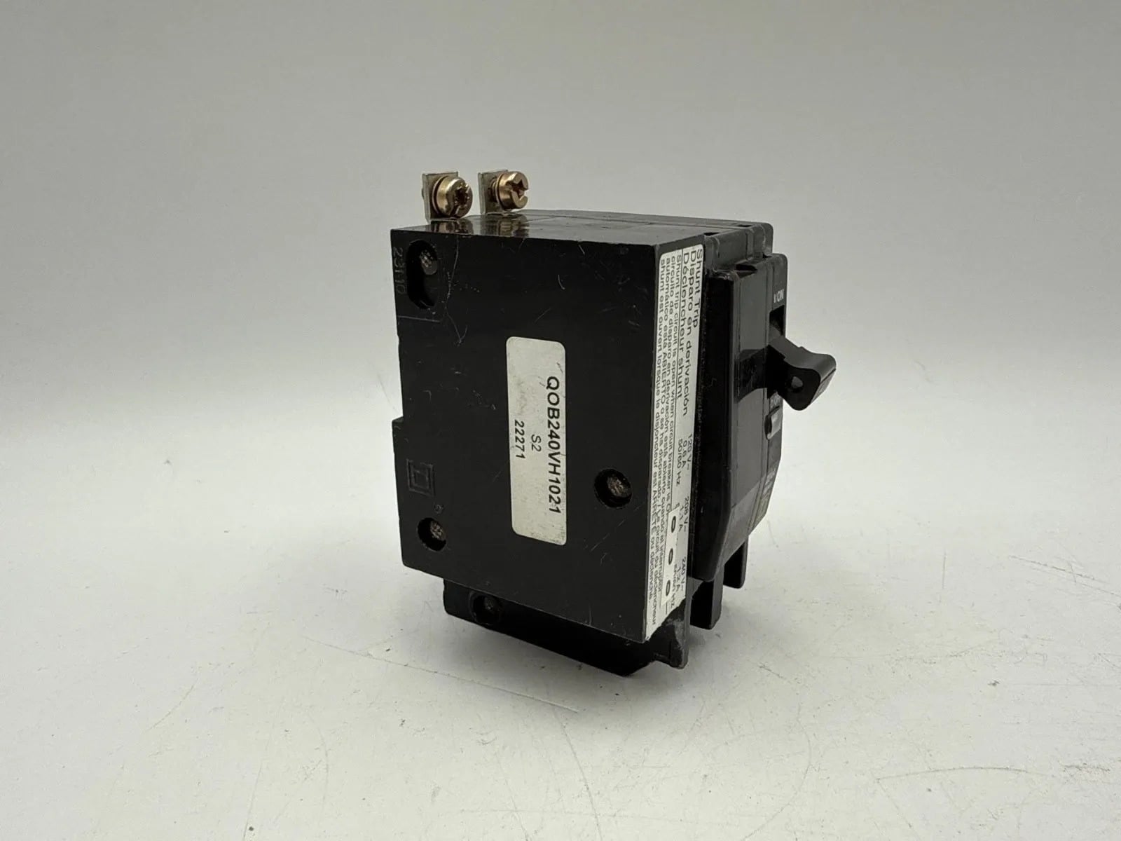 40 Amps, Square D #QOB240VH1021, Circuit Breaker, 2-Pole, 240 Volts, Shunt Trip, 22kA, NEW - Image 7