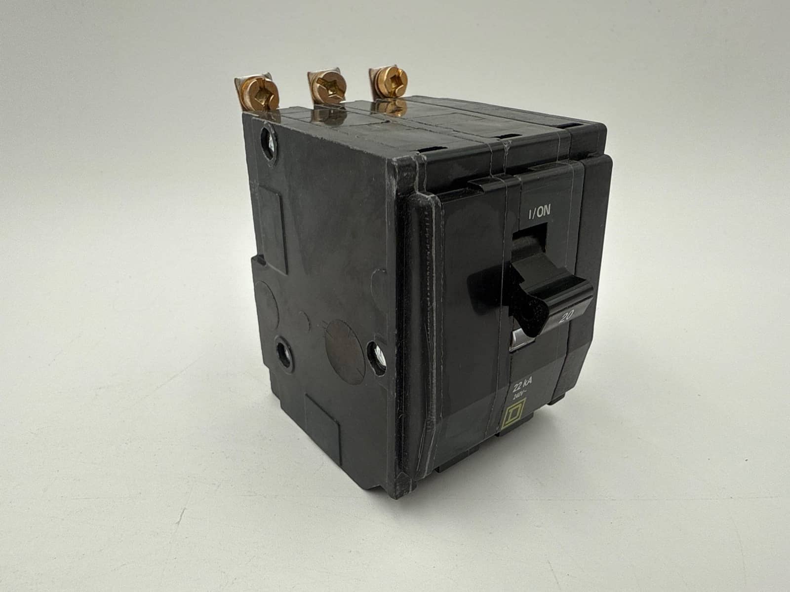 20 Amps, Square D #QOB320VH, Circuit Breaker, 3-Pole, 240 Volts, 22kA, NEW - Image 3