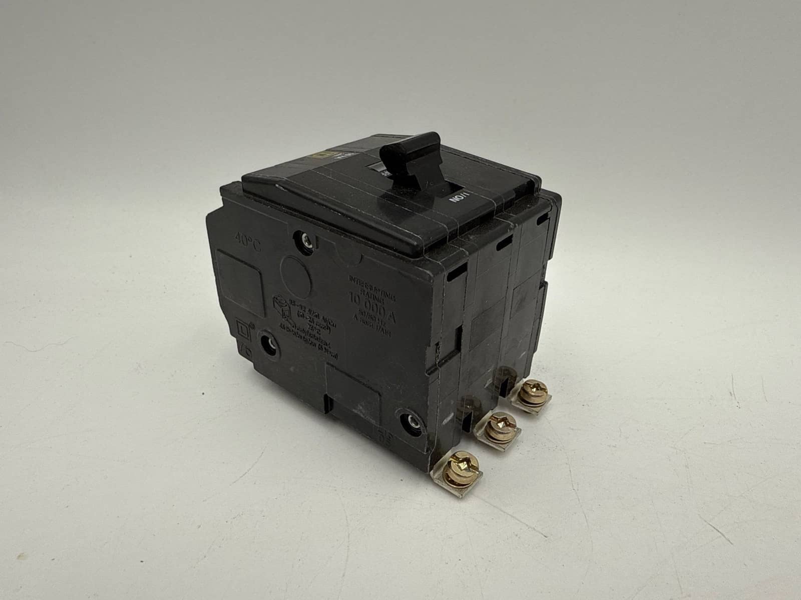 60 Amps, Square D #QOB360, Circuit Breaker, 3-Pole, 240 Volts, Bolt-On - Image 5