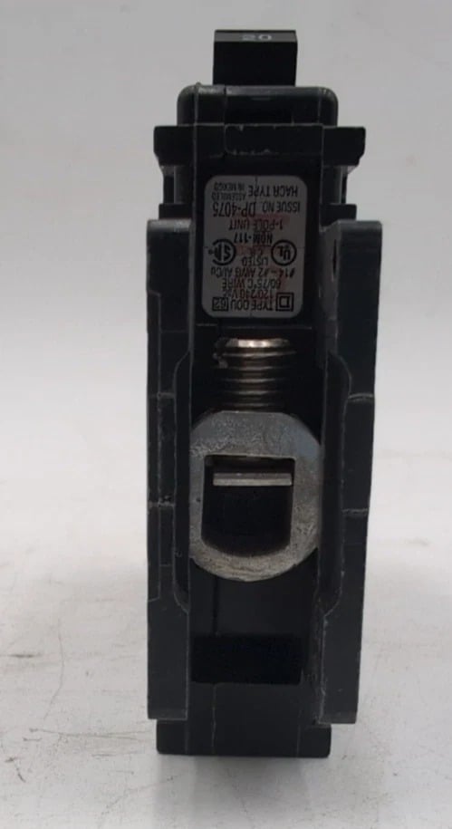 20 Amps, Square D #QOU120, Miniature Circuit Breaker, 1-Pole, 240 Volts, 10kA, NEW - Image 4