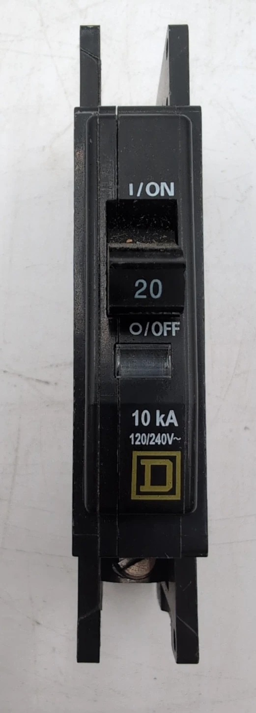 20 Amps, Square D #QOU120, Miniature Circuit Breaker, 1-Pole, 240 Volts, 10kA, NEW - Image 6