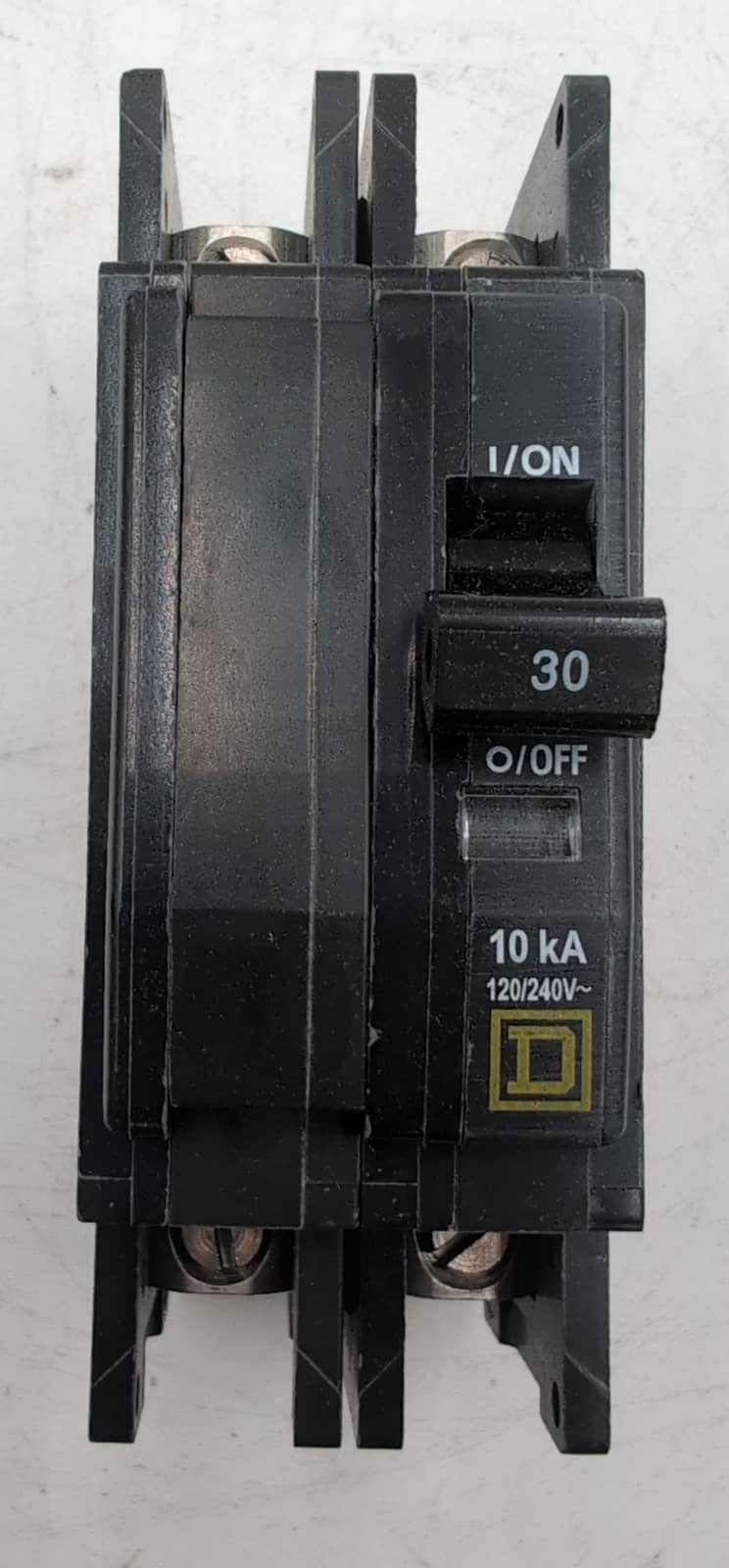 30 Amps, Square D #QOU230, Miniature Circuit Breaker, 2-Pole, 240/120 Volts, 10kA, Bolt-On, NEW - Image 3