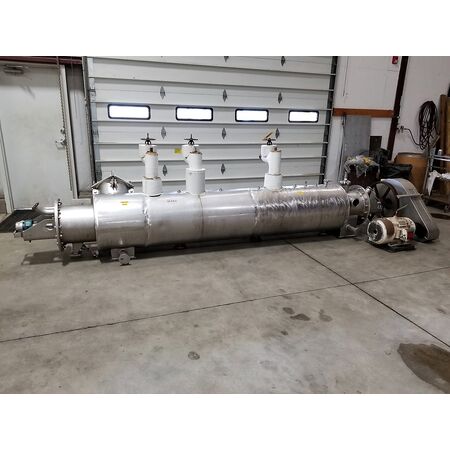 Bepex #SJS-16-10, 15 HP, 230/460 V., 1765 RPM, 3-ph., solidaire paddle dryer cooler - Image 4