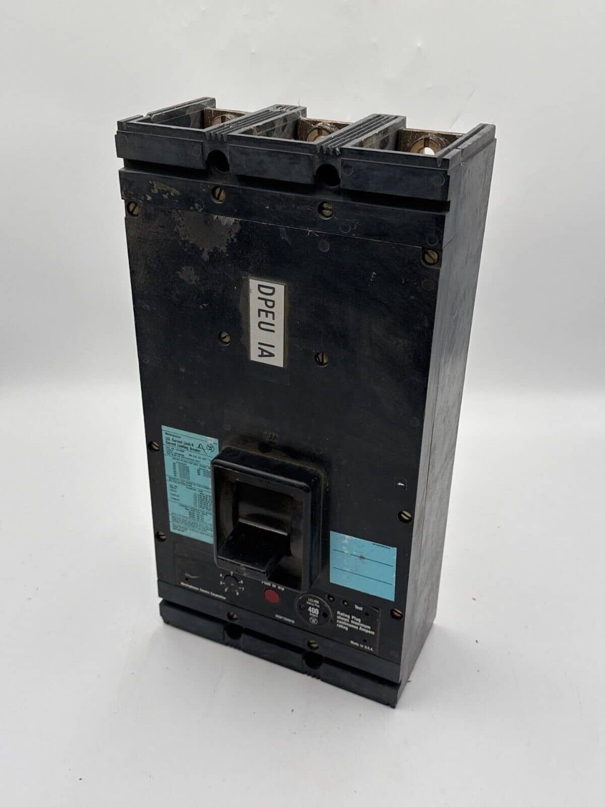 400 Amps, Westinghouse #LCL3400, Circuit Breaker, 3-Pole, 600 Volts - Image 1