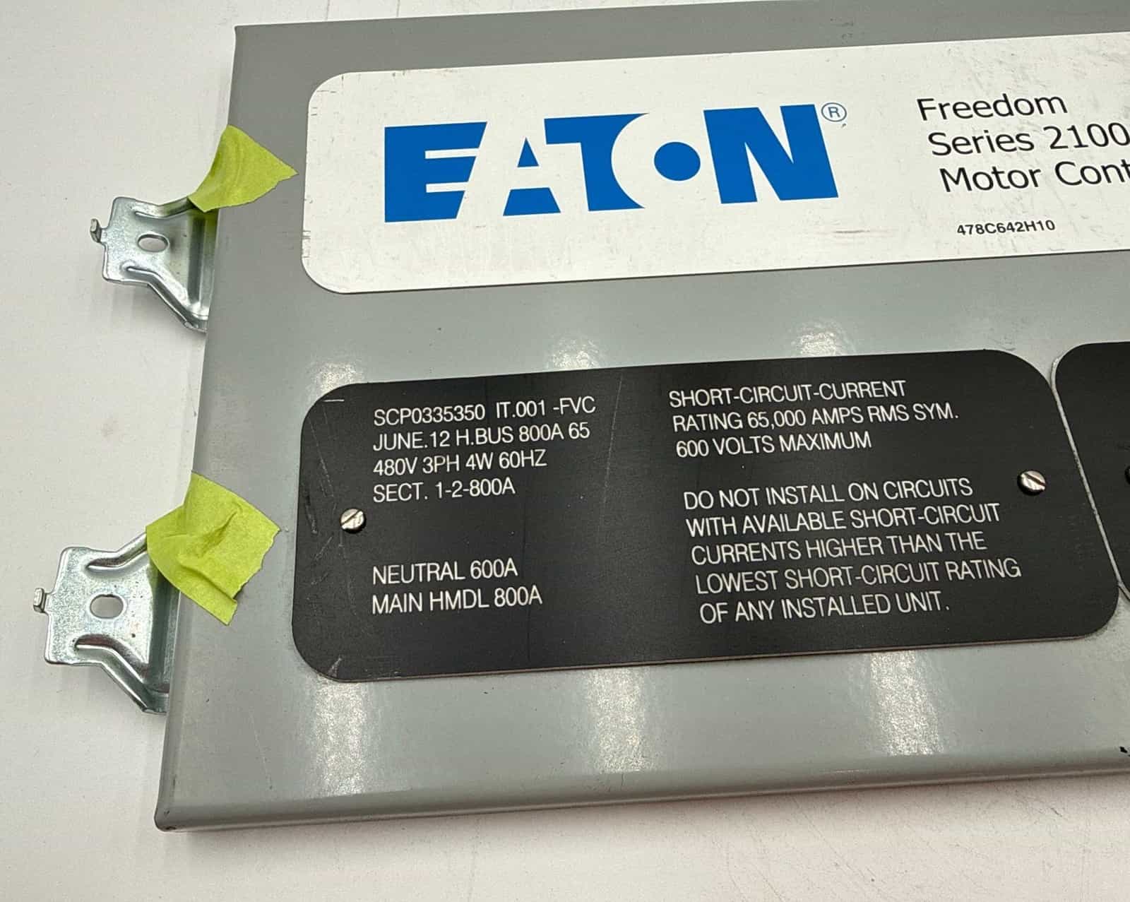 Eaton #2100, freedom series name plate - Image 2