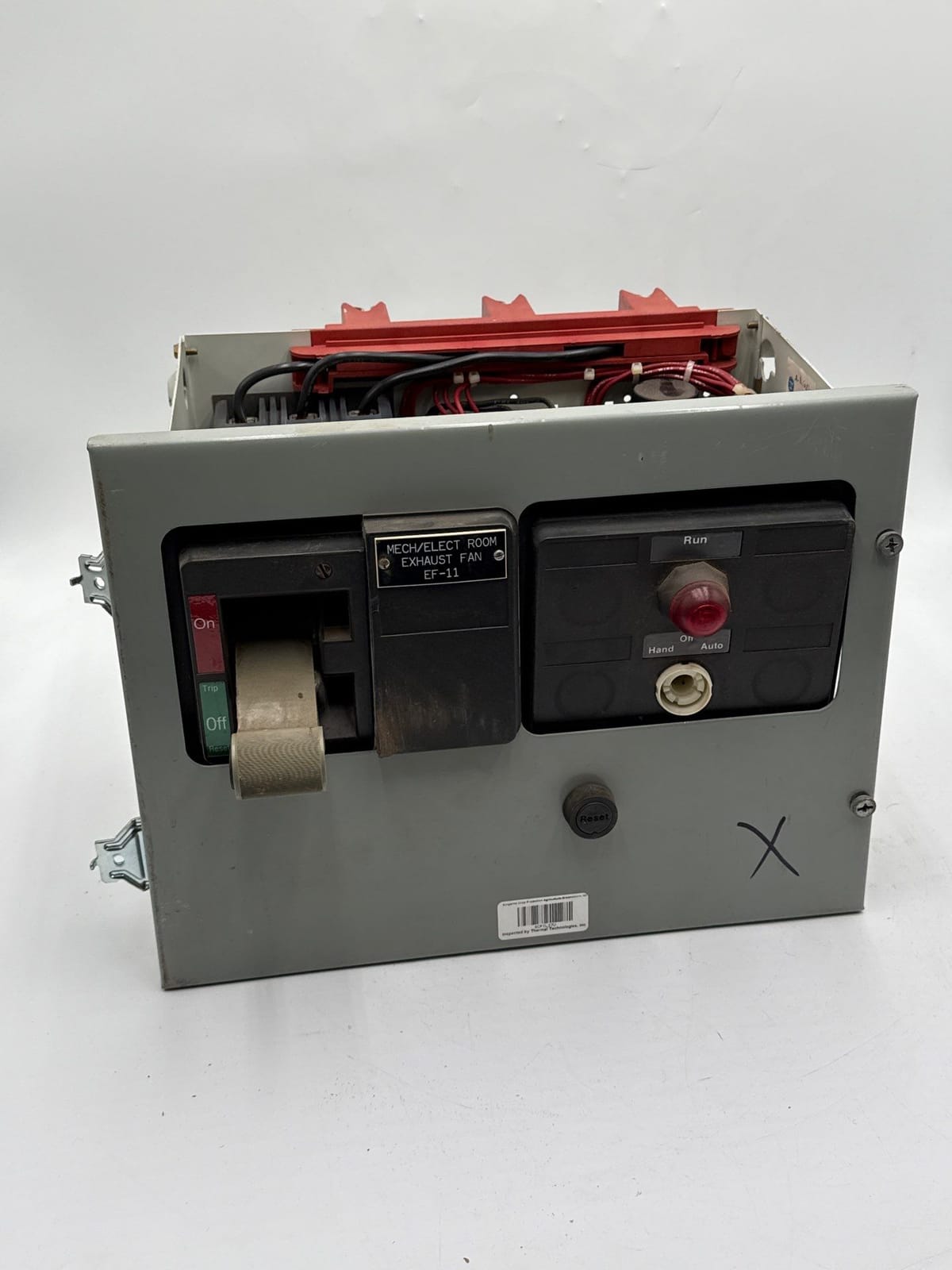 Eaton #Freedom-2100, 12", 3 Amp, MCC Combo Bucket HMCP003A0C Size 1 Starter - Image 1