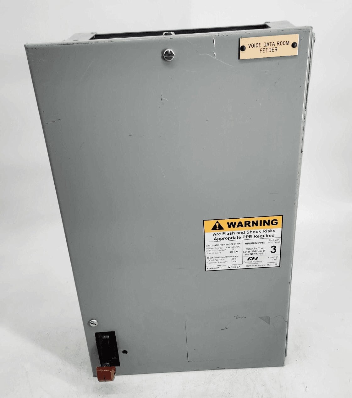 General Electric #GEMCCFUSE200A, 200 Amp, 24" Feeder MCC Bucket 8000 Series - Image 1
