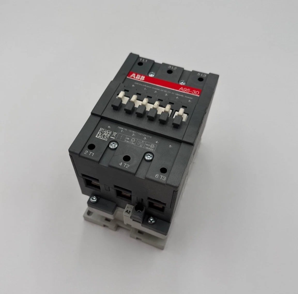 145 Amp. ABB #A95-30, Contactor, 3-Pole, 600 Volts, 3PH, 75 HP, 220-230 Volts Coil, 50 Hz., 230-240 Volts, 60 - Image 1