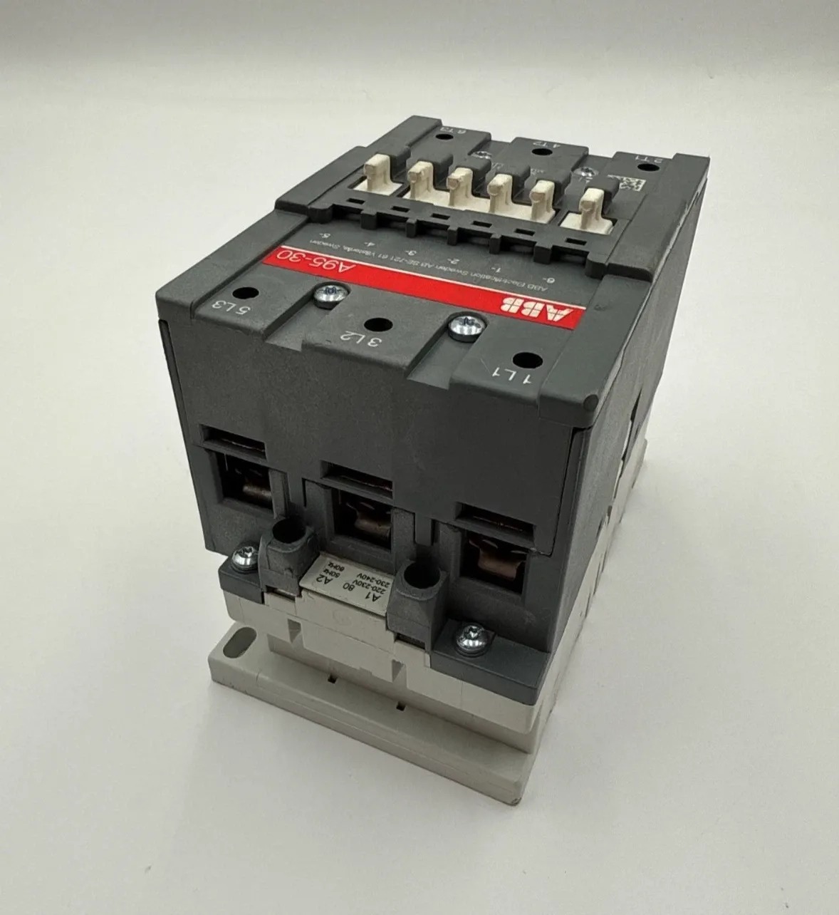 145 Amp. ABB #A95-30, Contactor, 3-Pole, 600 Volts, 3PH, 75 HP, 220-230 Volts Coil, 50 Hz., 230-240 Volts, 60 - Image 7
