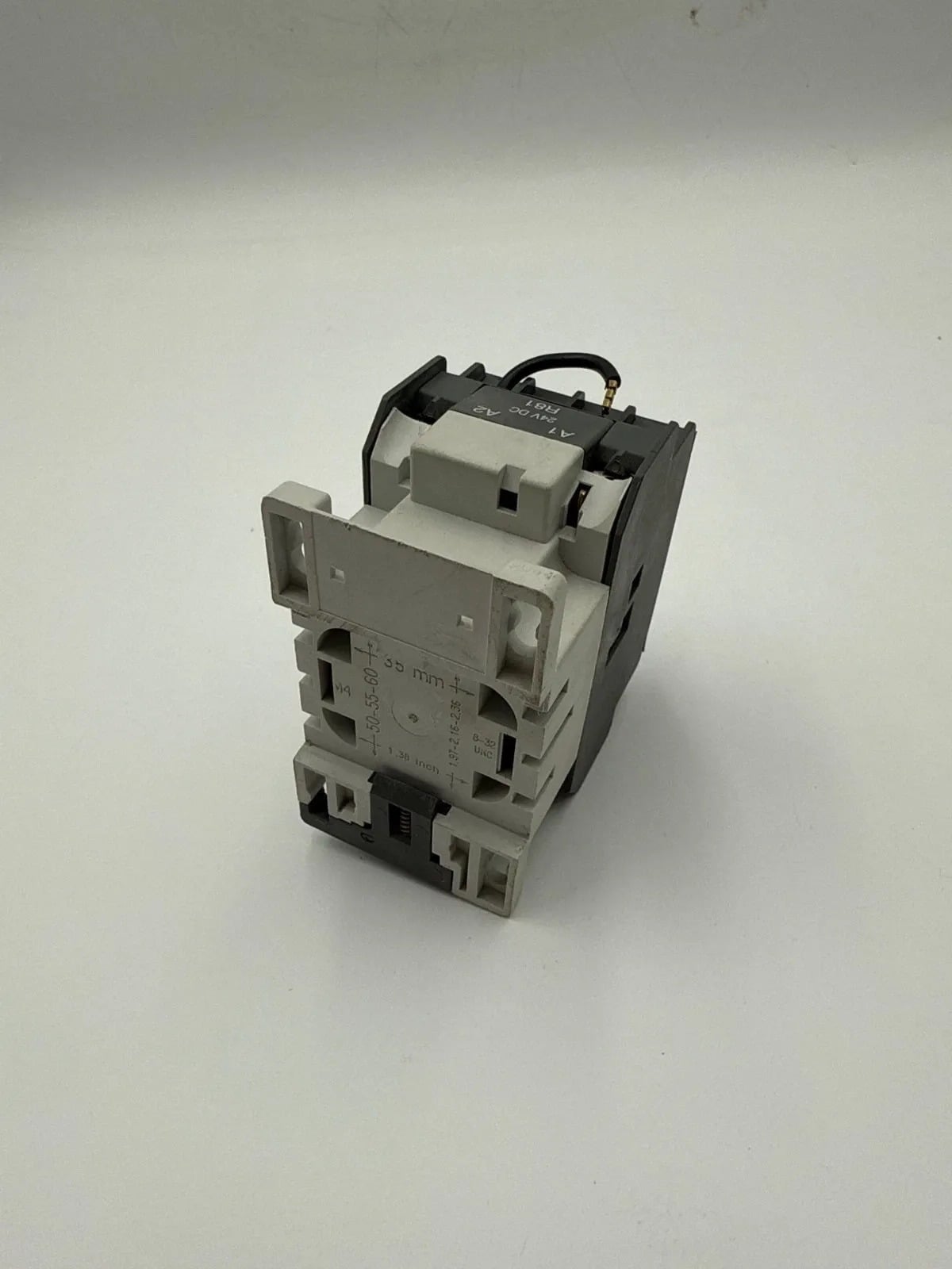 25 Amp. ABB #AE12-30-00, Contactor, 3-Pole, 600 Volts, 3PH, 10 HP Coil, 24VDC DIN Rail Mount - Image 8