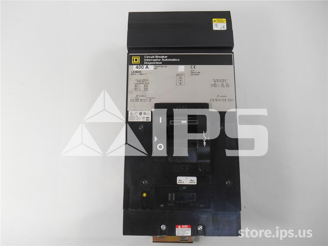 Square D La I-line Mccb 400at - Image 1