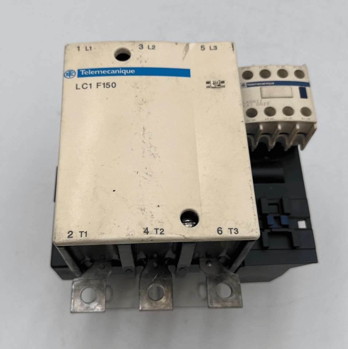 150 Amp. Telemecanique #LC1F150, Contactor, 3-Pole, 440 Volts, 3PH, 127 Volts Coil, 40-400 Hz., LX9FF127 - Image 2