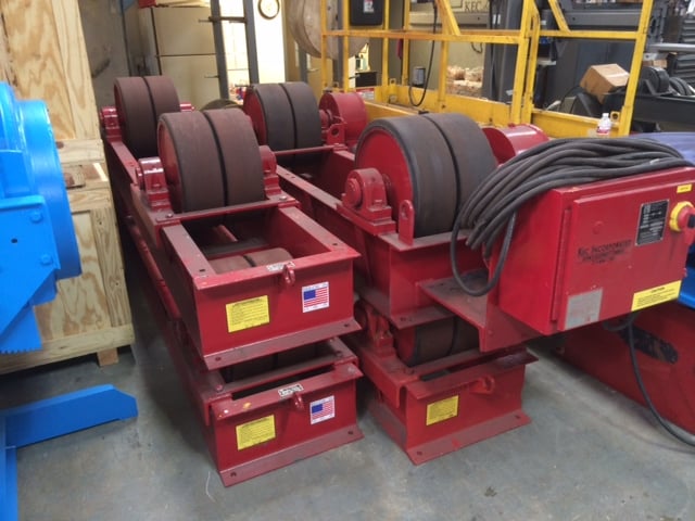 60 Ton, Koike, 120000 lb., turning rolls 4 sets - Image 1