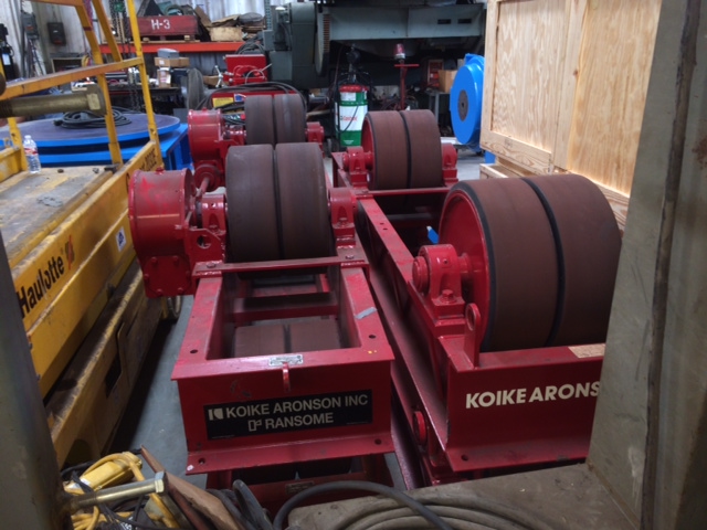 60 Ton, Koike, 120000 lb., turning rolls 4 sets - Image 3