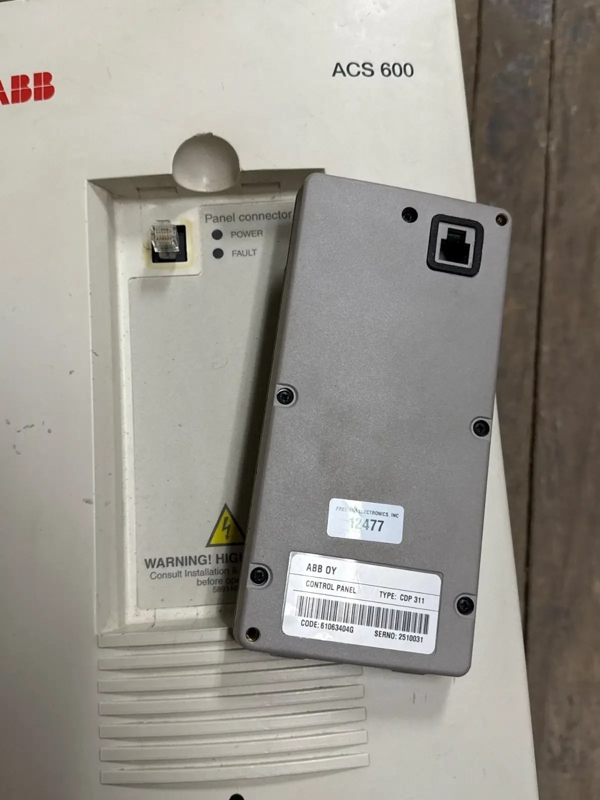 5 HP ABB #A cs601-0006-4-000b1, Variable Freq Drive, 380-500 Volts, 3PH, 48-63 Hz. - Image 10