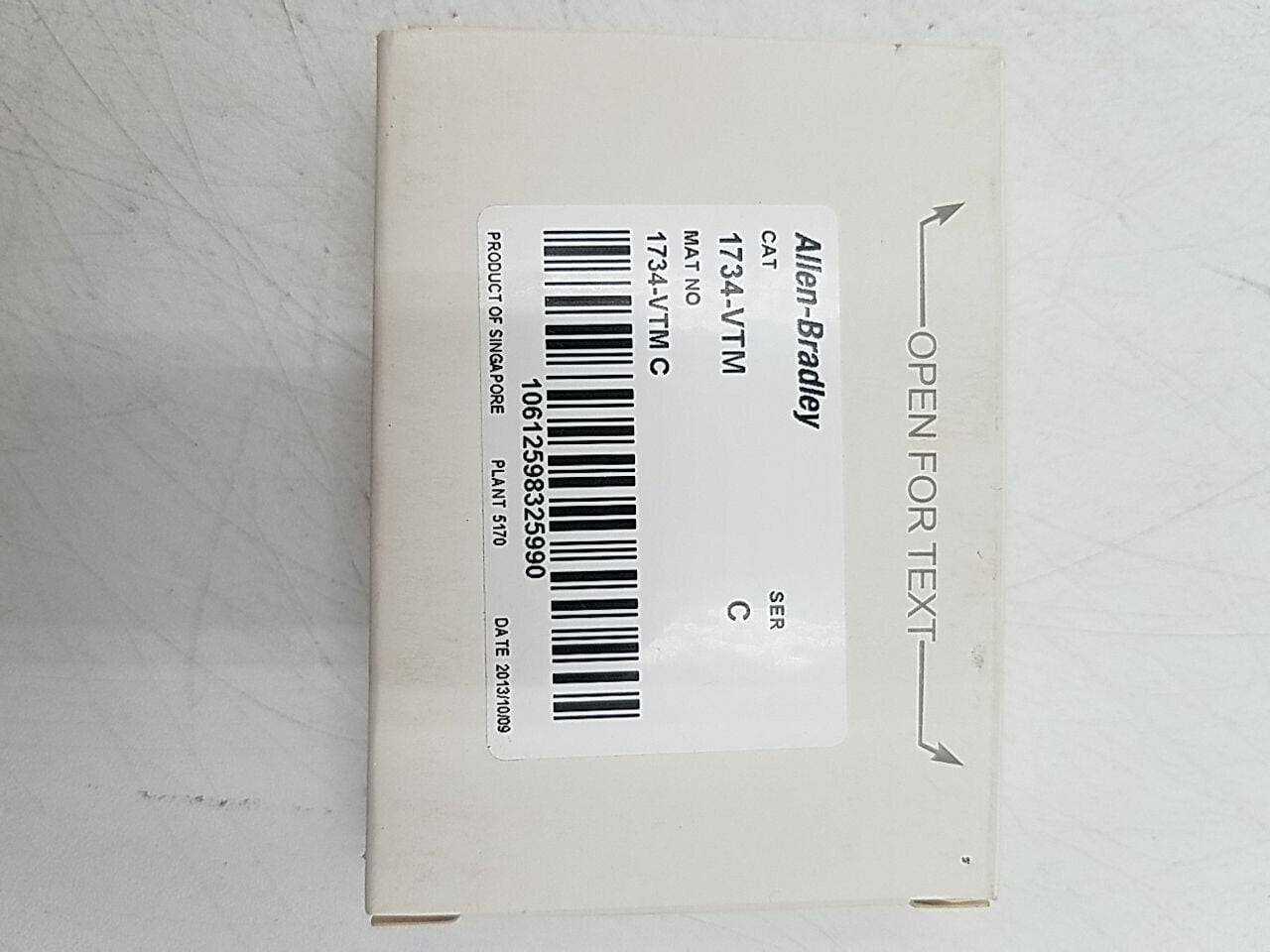 Allen-Bradley #1734-VTM, Series C Voltage Terminal Module, NEW - Image 2