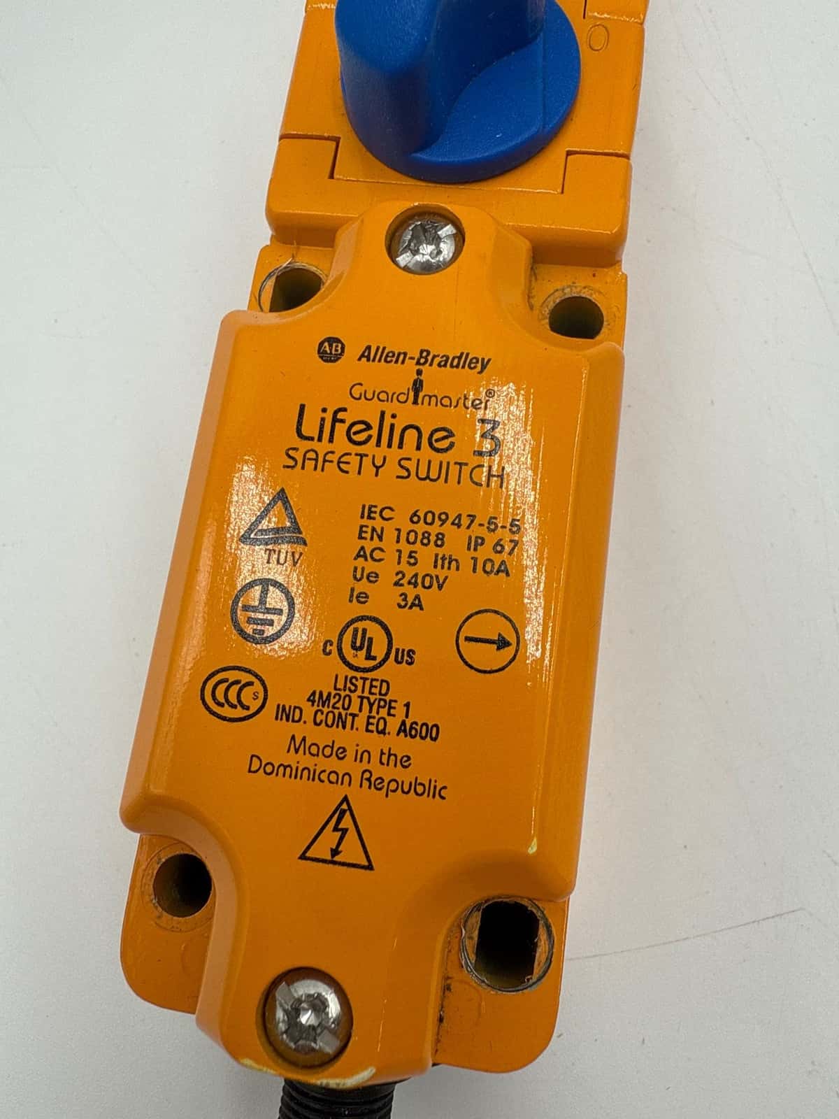 Allen-Bradley #440E-D21BNYH, Guardmaster Lifeline 3 Cable Pull Switch - Image 2
