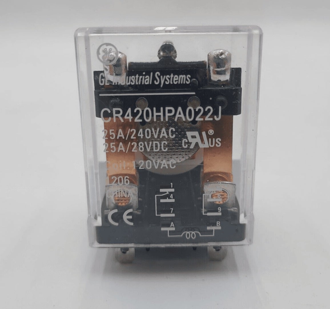 General Electric #CR420HPA022J, Socket Relay, NEW - Image 1