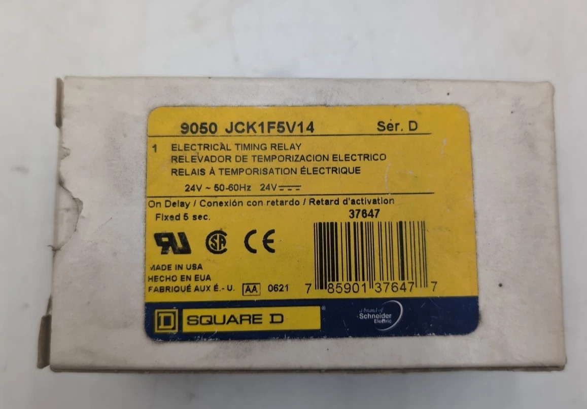Square D #9050JCK1FV14, Off Delay Time Relay, NEW - Image 3