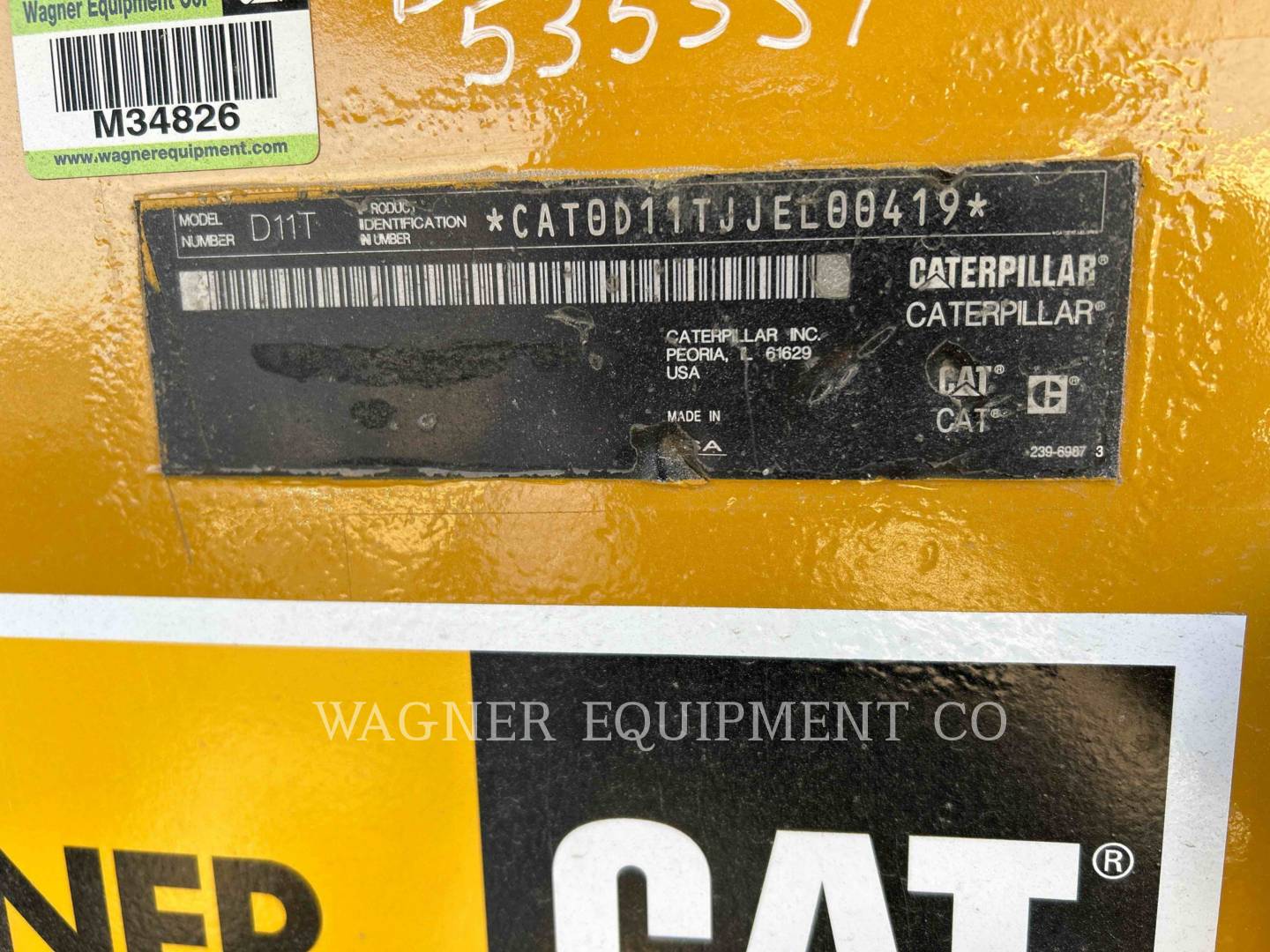 Caterpillar D11T, 14 hours, S/N: JEL00419, 2016 - Image 6