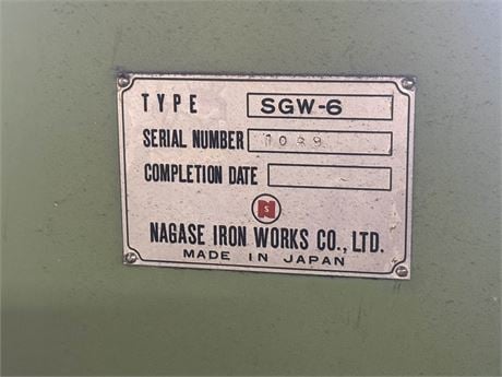 7.8" x 23.6" Nagase #SGW-6, surface grinder, 25.6" X, 8.66" Y, 15.75" spindle to table, 3000 RPM, magnetic - Image 10