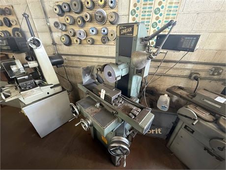6" x 12" Okamoto #6-12-Linear, surface grinder, 14" spindle to table, 3450 RPM, 1.5 HP, linear guides - Image 2