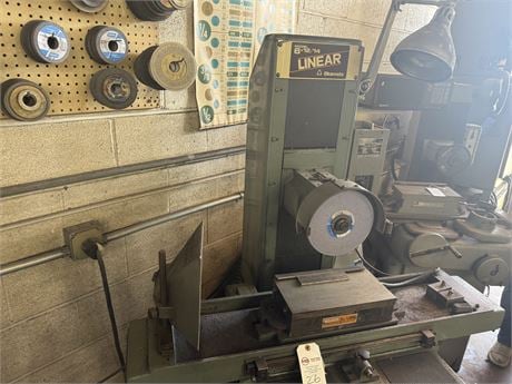 6" x 12" Okamoto #6-12-Linear, surface grinder, 14" spindle to table, 3450 RPM, 1.5 HP, linear guides - Image 4