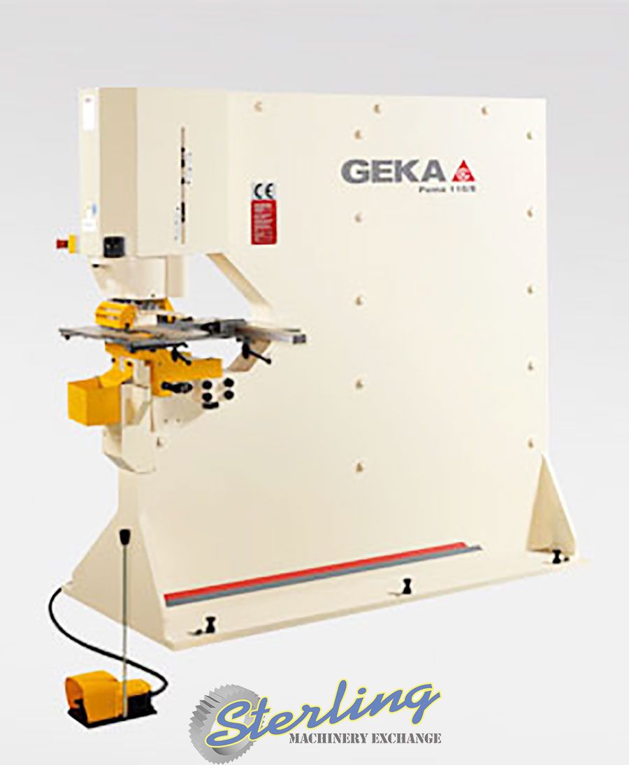 Geka #Puma-110SD, 120 ton, 29.5" throat, 0.75" stroke, 20 HP, New, #SMPUMA110SD - Image 1