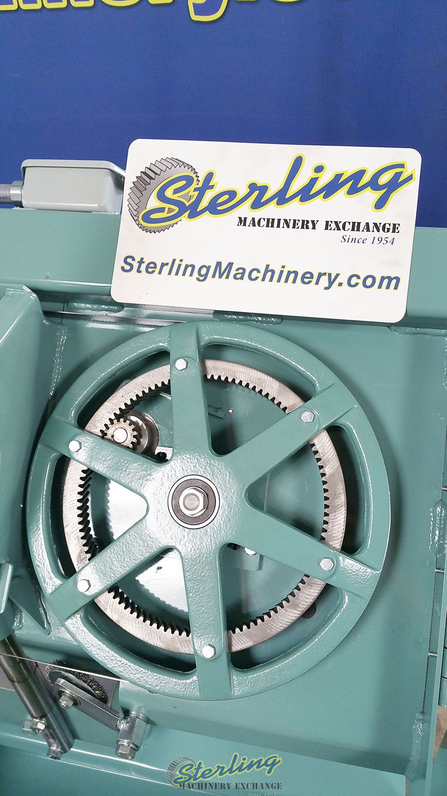 9" x 17" W.F. Wells #W-9-1, vari-hydraulic, 70-380 SFPM, horizontal bandsaw, 3 HP, Coolant, New - Image 4