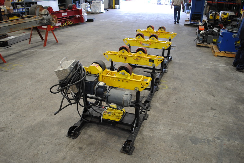 4 Ton, Lj Welding, pipe turning rolls, adj. hght, 2"-36" pipe diameter, foot pedal, 120 V. - Image 1