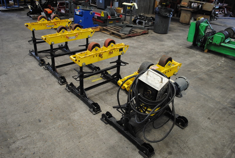 4 Ton, Lj Welding, pipe turning rolls, adj. hght, 2"-36" pipe diameter, foot pedal, 120 V. - Image 2