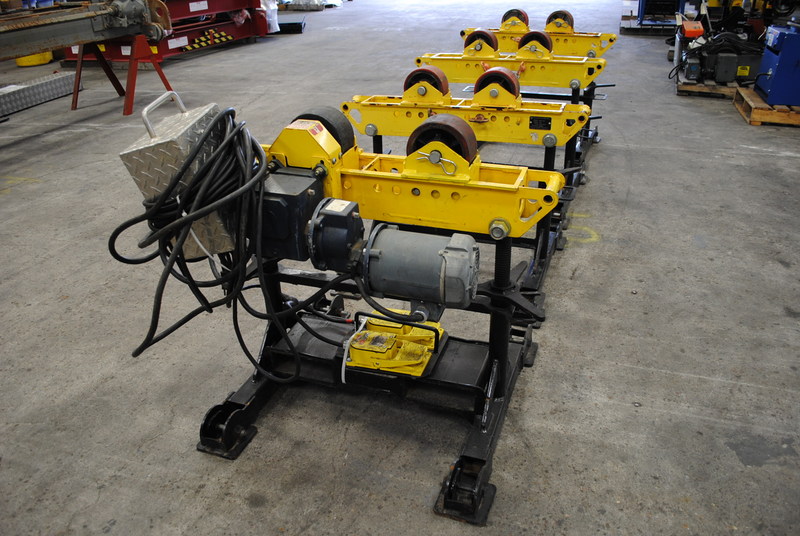 4 Ton, Lj Welding, pipe turning rolls, adj. hght, 2"-36" pipe diameter, foot pedal, 120 V. - Image 6